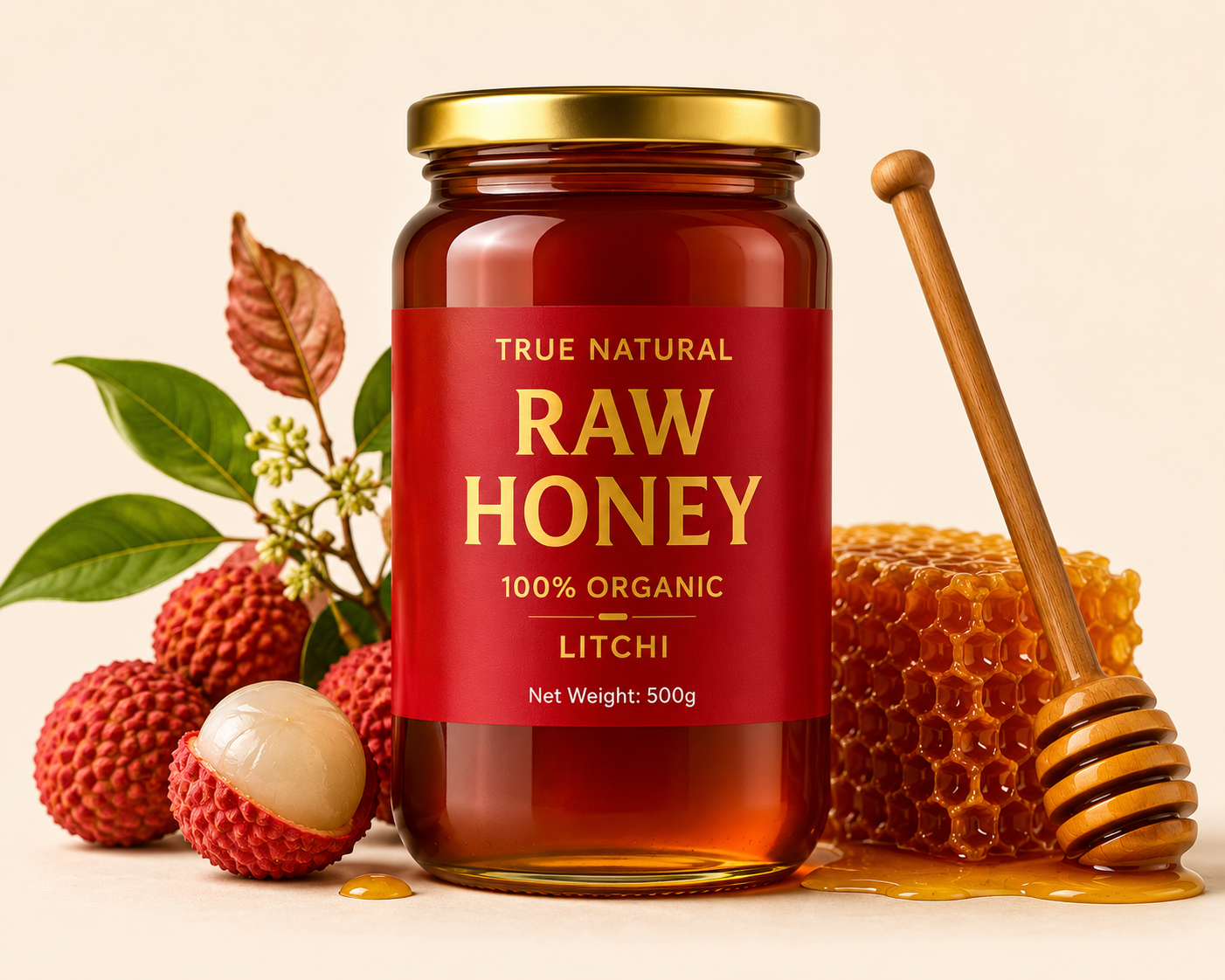 True Natural Litchi Honey